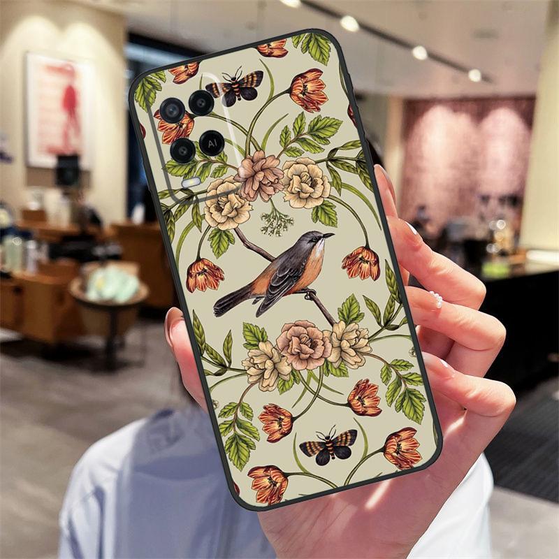 Чехол 'Садовые птицы' для Oppo A40 A60 A80 A18 A38 A58 A78 A98 A16 A76 A96 A15 A17 A77 A74 A94 A54 A57S