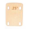 3 Pcs Electric Guitar Neck Shims Maple Plate 0.25 0.5 1 Degree Music Instruments Electric Guitar Replacement Parts