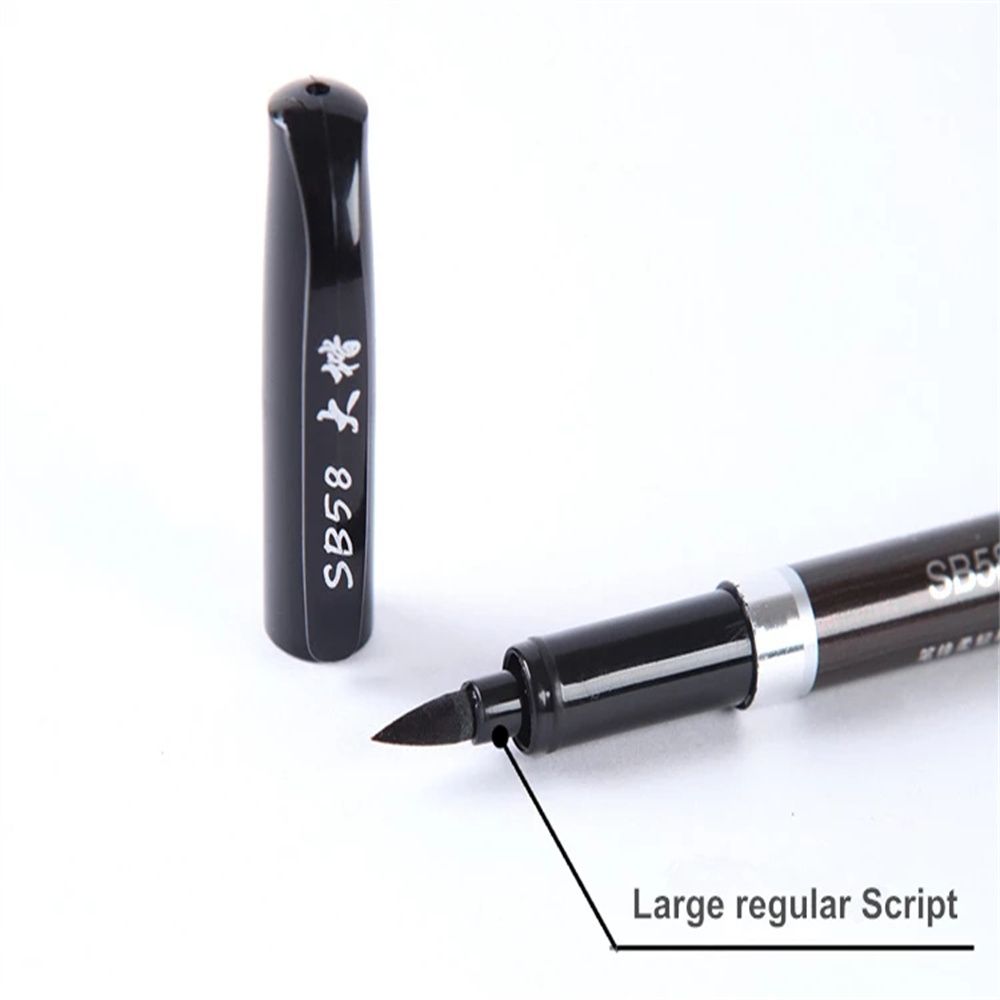 Hair Brush Pen Chinese Words Nib Brush Pen Chinese Calligraphy Pen Marker Pens Calligraphy Pen