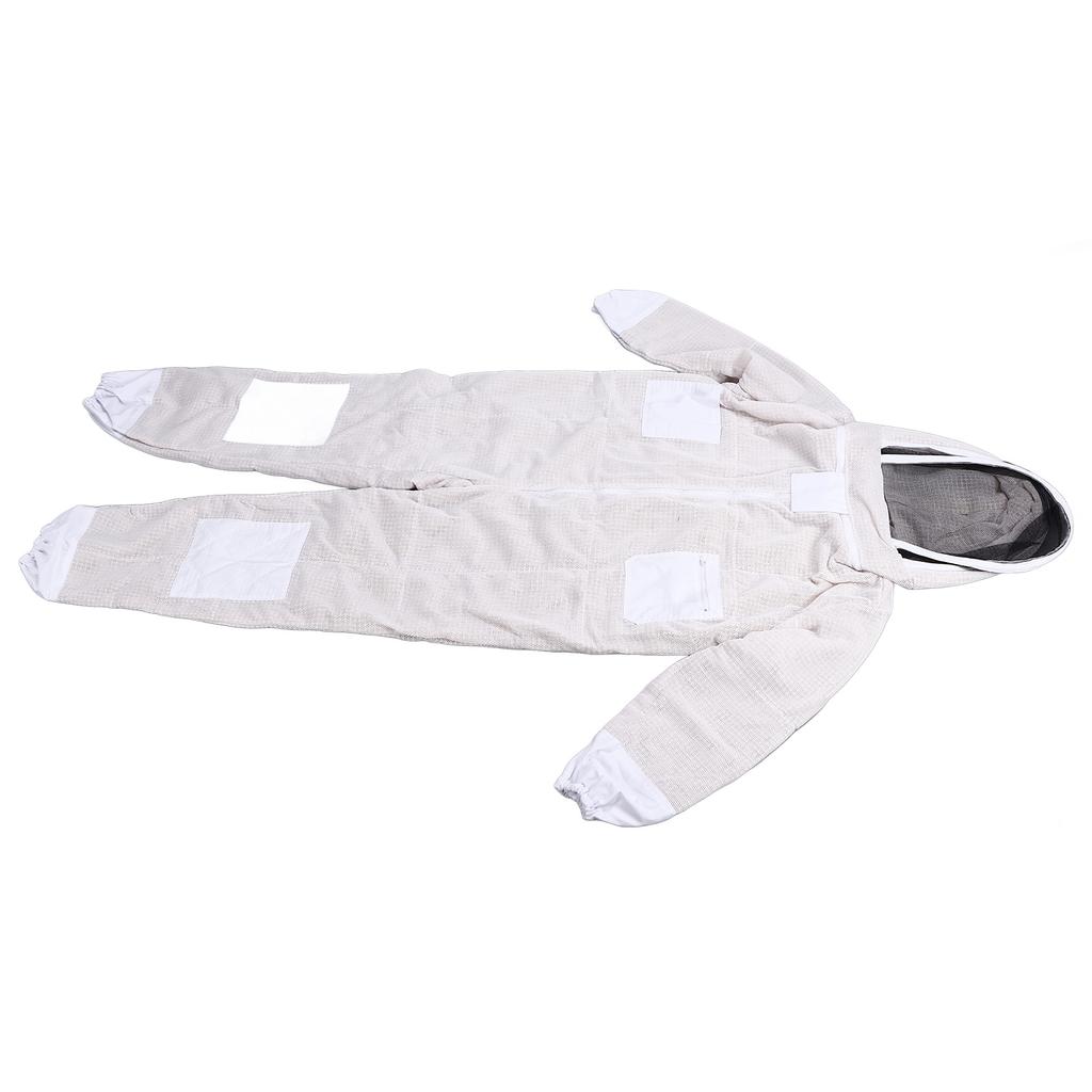 Professional Siamese Bee Suit Zipper 3 Layer Net Space Suit Ventilated Bee Suit for BeekeeperXXL