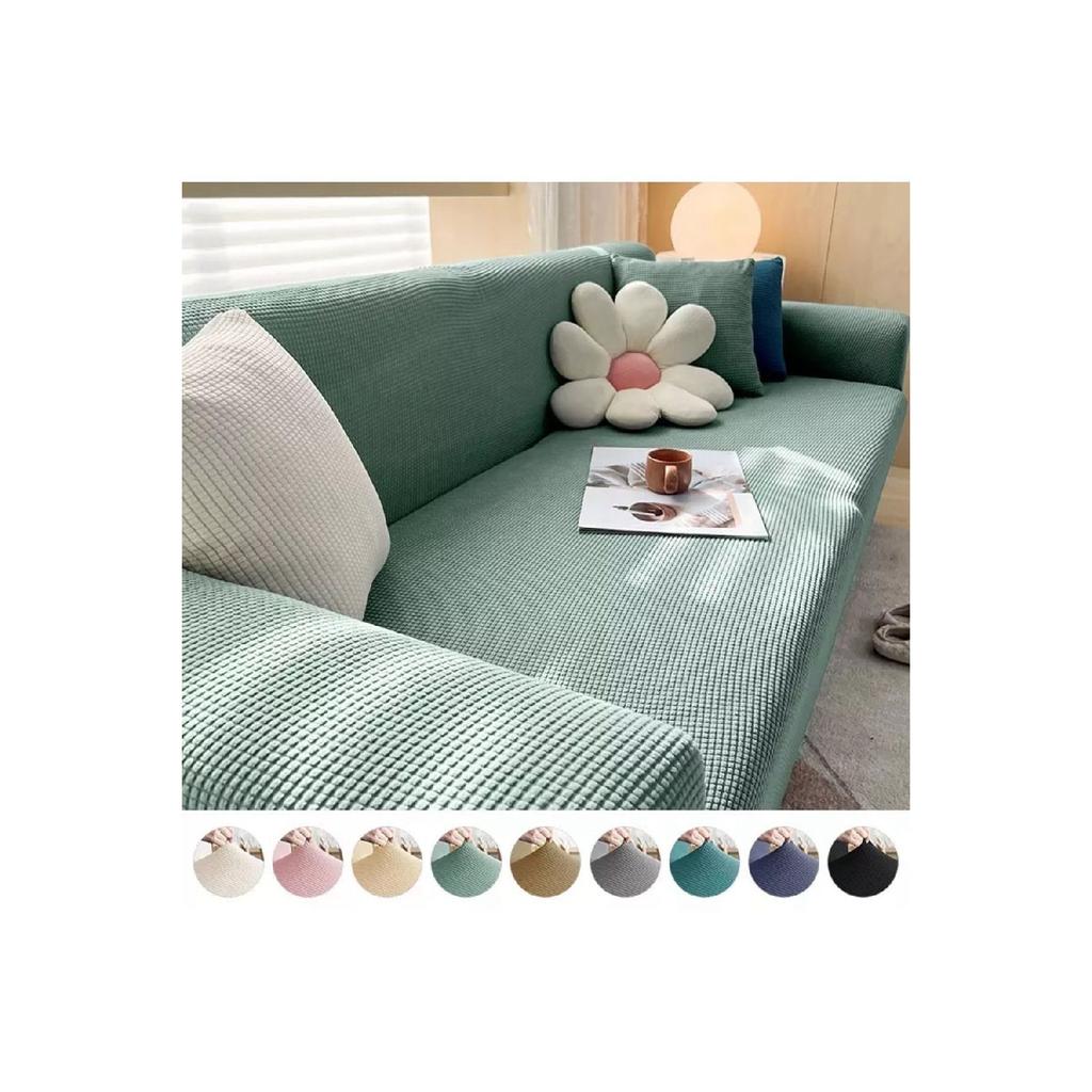 Лайкра, стрейч, эластичный, гибкий, моющийся, трехместный чехол для дивана с квадратным узором, чехол для дивана