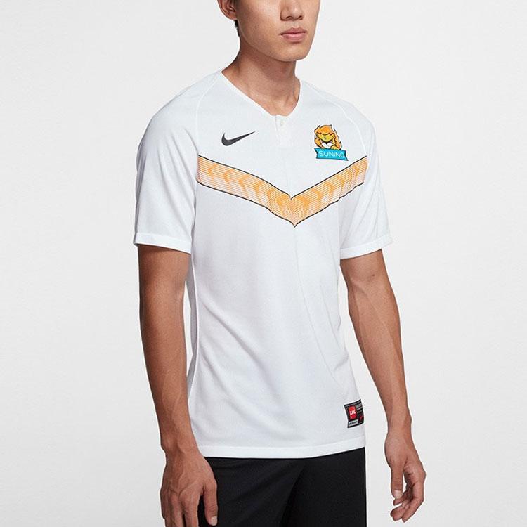 Nike LPL Suning Team Collaboration Повседневная спортивная футболка с коротким рукавом Мужские топы Белый CV9613-101