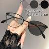 Trendy Women Pochromic Glasses Fashionable Men Cat Eye Minus Diopter Glasses Oval Frame Near Sight Eyeglasses for Ladies