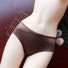 Fashion Simple Women Panties Sexy Hollow Lace Seamless Underwear High Elastic Breathable Mid-waist Women's Briefs
