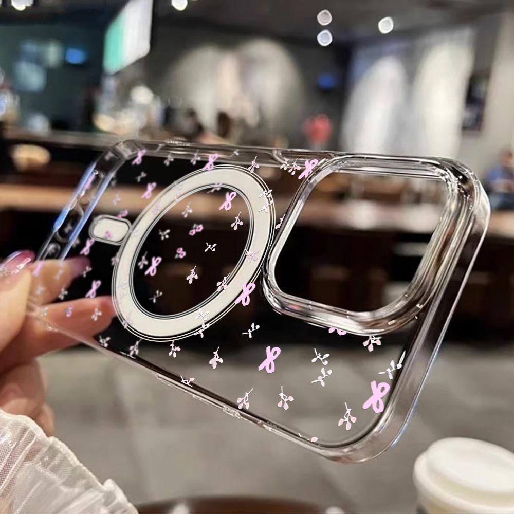 Магнитный чехол для телефона для iPhone 12 14 16 17 Pro 17 16 15 14 13 12 Pro Max 12 13 14 15 16 Высококачественный противоударный чехол Полная защита Милый стиль