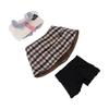 Clothing Kit for 17cm Dolls Bucket Hat Top and Pants Gentleman Outfits Dressing Decoration Collectibles