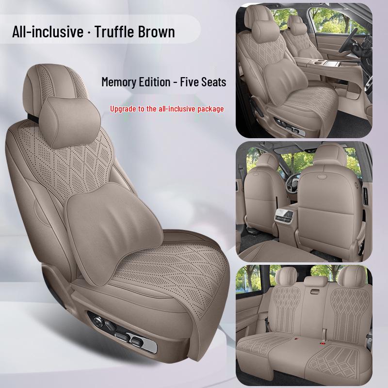 Suede Perforated Breathable All-Season Seat Cushions for Wenjie M9
