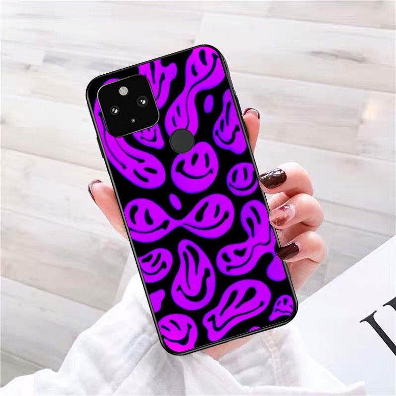 Чехол для телефона с триповым смайликом для Google Pixel 7 Pro 7 6A 6 Pro 5A 4A 3A Pixel 4 XL Pixel 5 6 4 3 XL 3A XL 2 XL