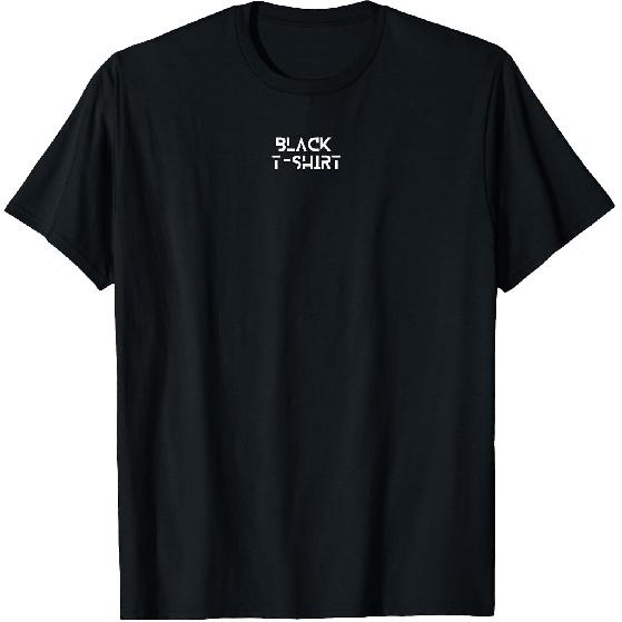Simple Minimalist Black T-Shirt