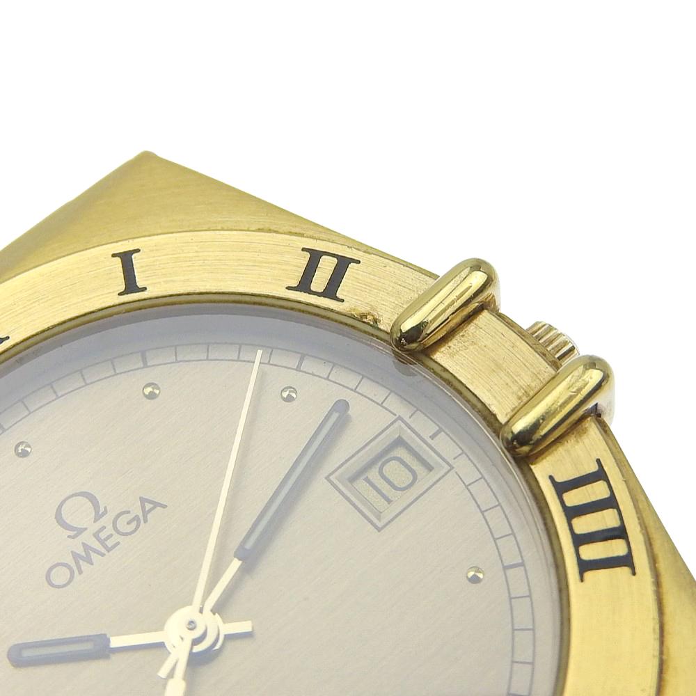 Omega Constellation Watches 5313 золотоЦиферблат Позолоченный Кварц Аналоговый дисплей мужские Б/у