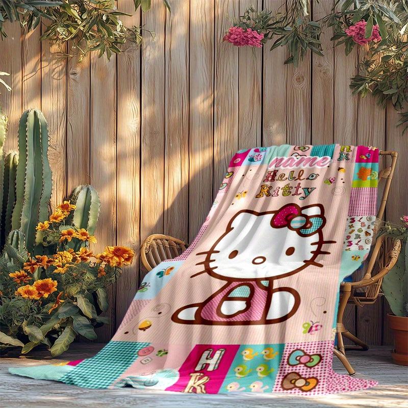 Hello Kitty Outdoor Blanket Comfortable Soft Lightweight Allseason Multipurpose Blanket For Travel Camping Picnics Sofa Office Bed Living Room Gift