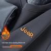 JEEP Men's Silk Blend Fleece-Lined Round Neck Sweatshirt