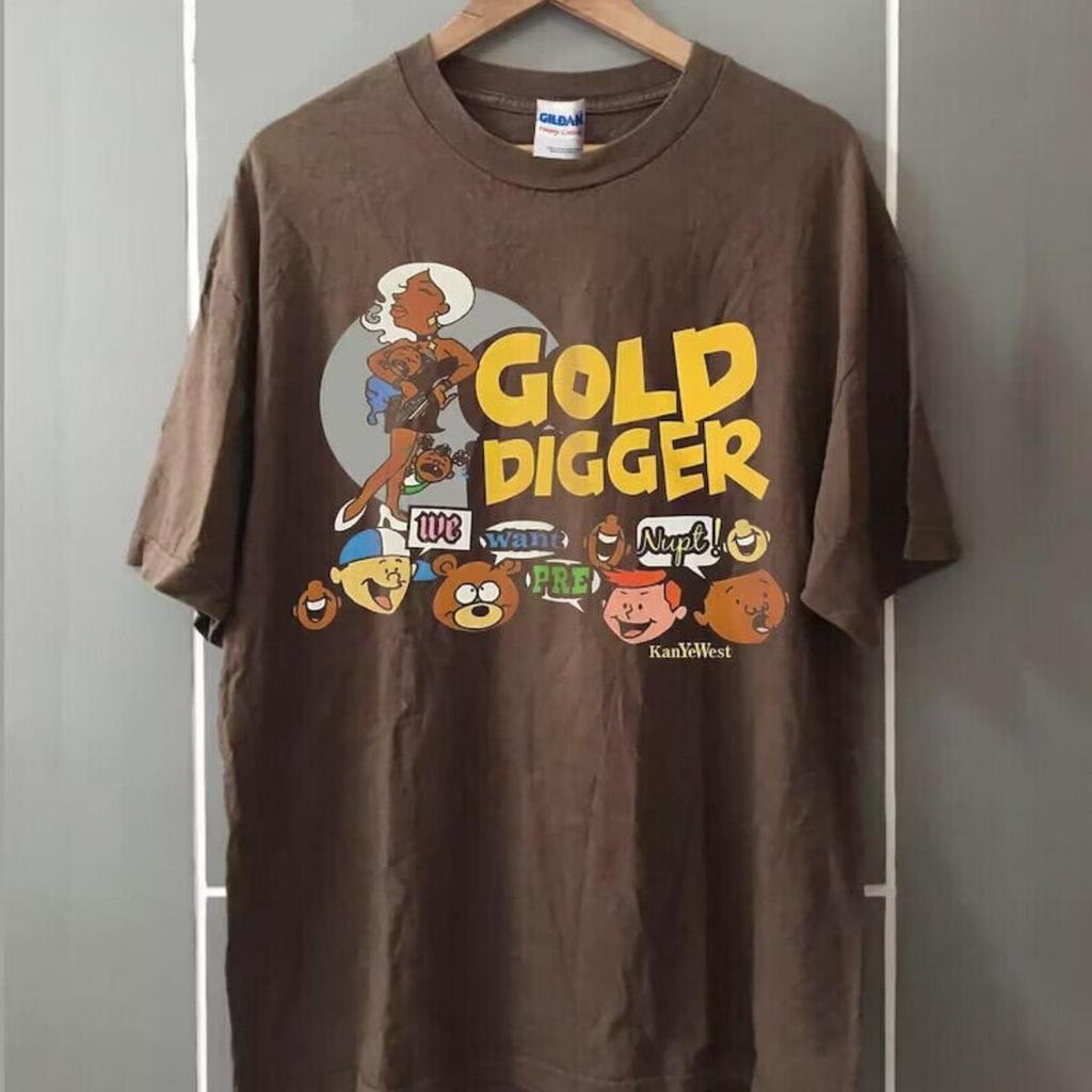 Kanye West The College Dropout Vintage Rap Unisex Tshirt Reprint S-5XL KH6540