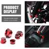 30 PCS Motorcycle Bolt Covers, 5 Sizes Hexagon Engine Nut Decoration Cap, Waterproof Rust-proof Protection Moulding Screw, Modification Accessory for