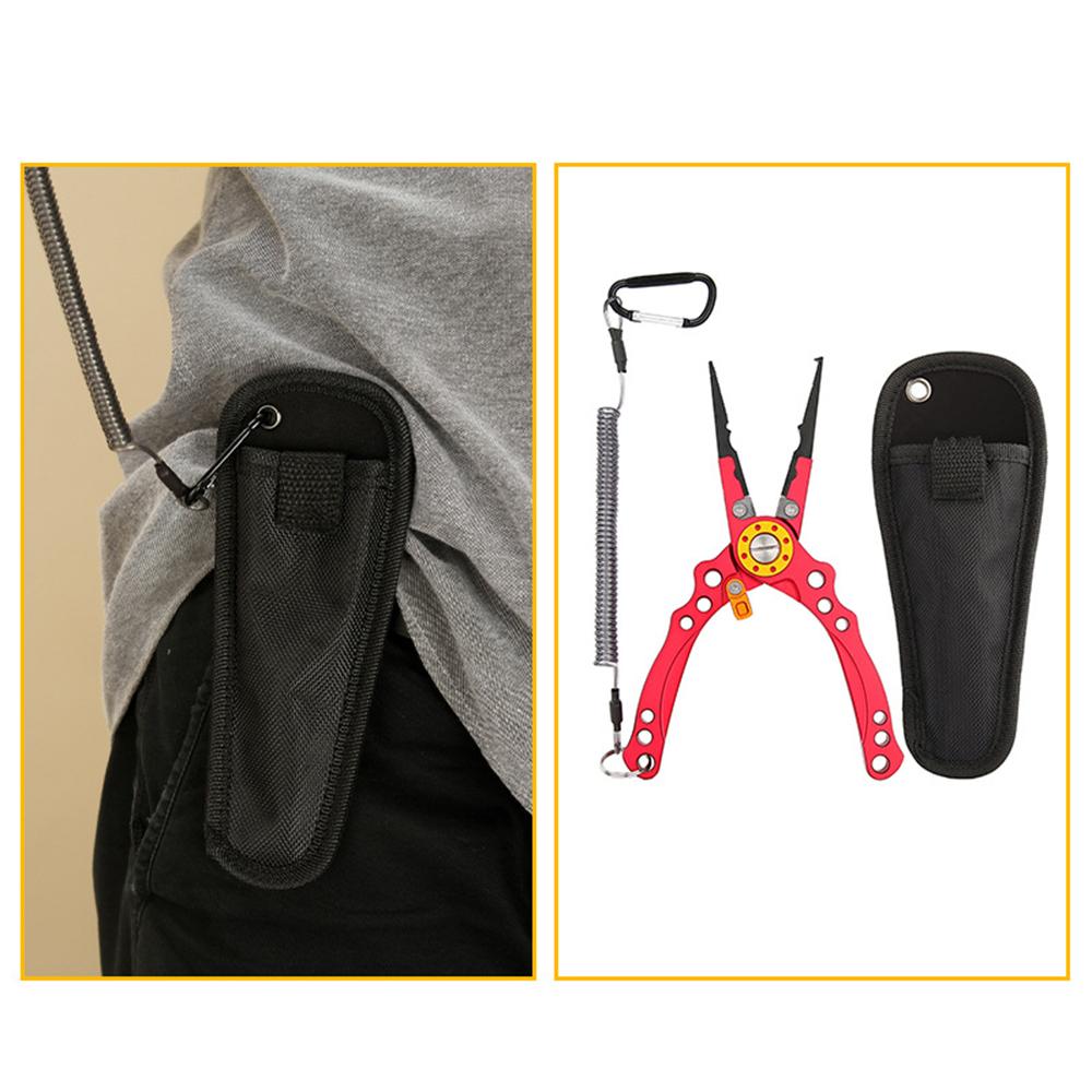 Рыболовные плоскогубцы Устойчивые к соленой воде Рыболовные инструменты с ножнами Телескопический шнурок