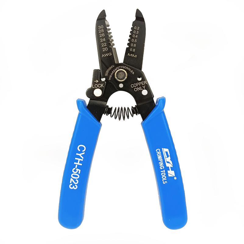 Многофункциональные клещи для зачистки проводов CYH-502 для электриков, кабелерез и обжимные клещи