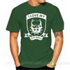 Summer  Cotton Printed Pure Cotton Men's I Love My Pit Bull Youth Round Collar O-neck T-Shirts
