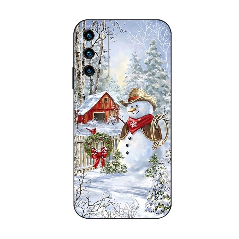 Чехол для телефона Санта-Клауса для Huawei Mate 8 9 S 10 30 20 40 20X 5G 40E Plus Pro Nova 7i 7 Pro SE Pro задняя крышка