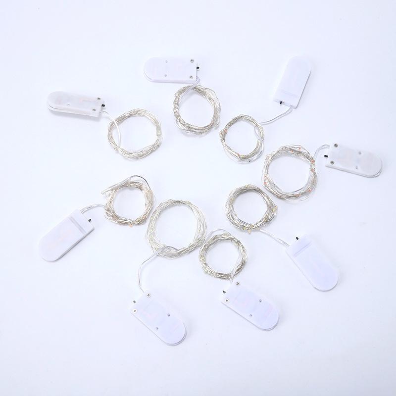 Светодиодная гирлянда: Маленькое медное проволочное украшение с батарейным блоком, идеально подходит для рождественского и наружного атмосферного освещения.