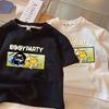 Summer Pure Cotton Kids Short Sleeve T Shirt Boys Girls Korean Round Neck Top For Toddler And Children