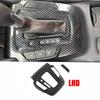 LHD For Ford Focus   2024  ABS CarbonFiber Center Console gear shift panle Water Cup Holder Cover Sticker Accessories
