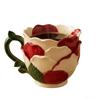 Elegant Floral Mug, Perfect Gift For Tea Lovers, For Birthda, Annrsaries, And Cozy Mornings, Gardening