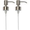 Дозатор для мыла из нержавеющей стали 304, сменный насос для эмульсий, 28 мм, матовая отделка, высокое качество