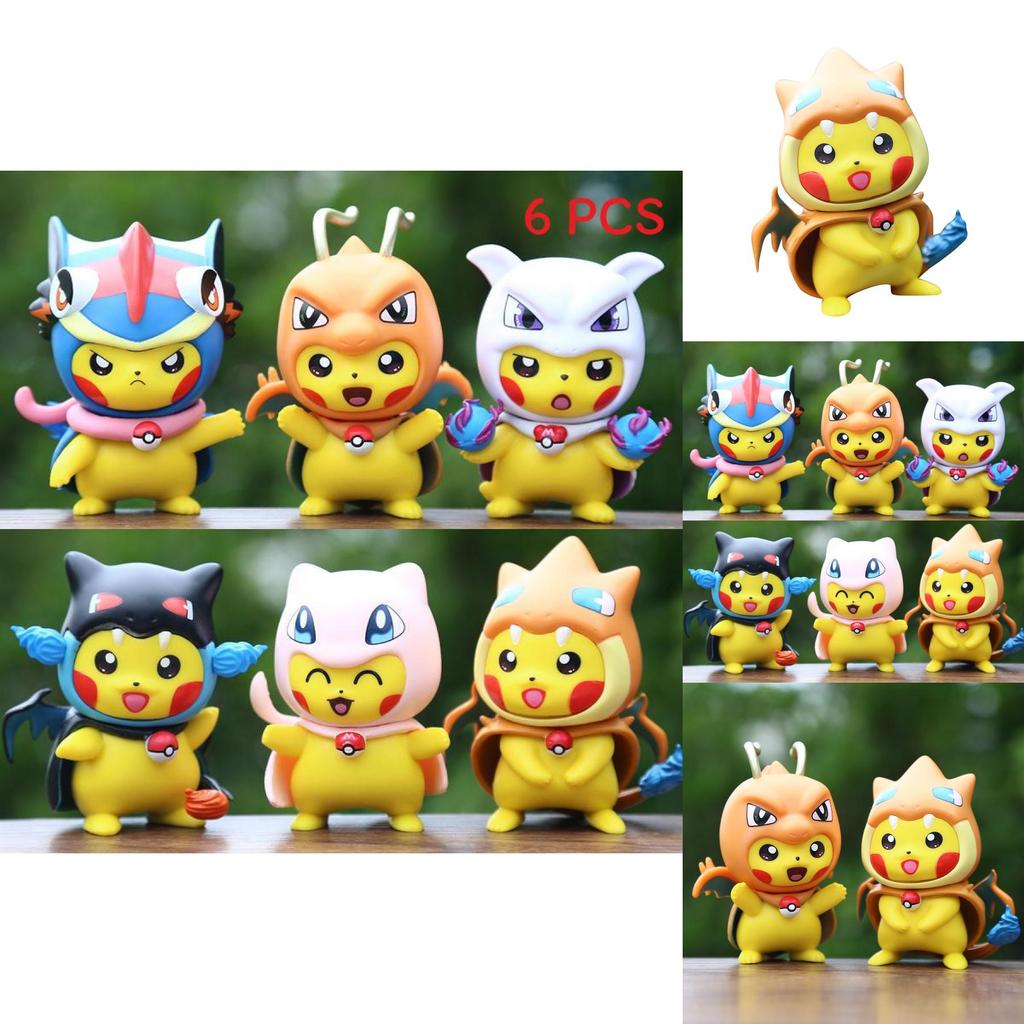 Pokmon Pvc Pikachu Figure Cake Topper Blind Box Gift For Collectors Special Characters Included