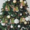 15pcs Xmas Christmas Tree Theme 2D Flat DIY Hanging Diamond Art Kits Home Decor