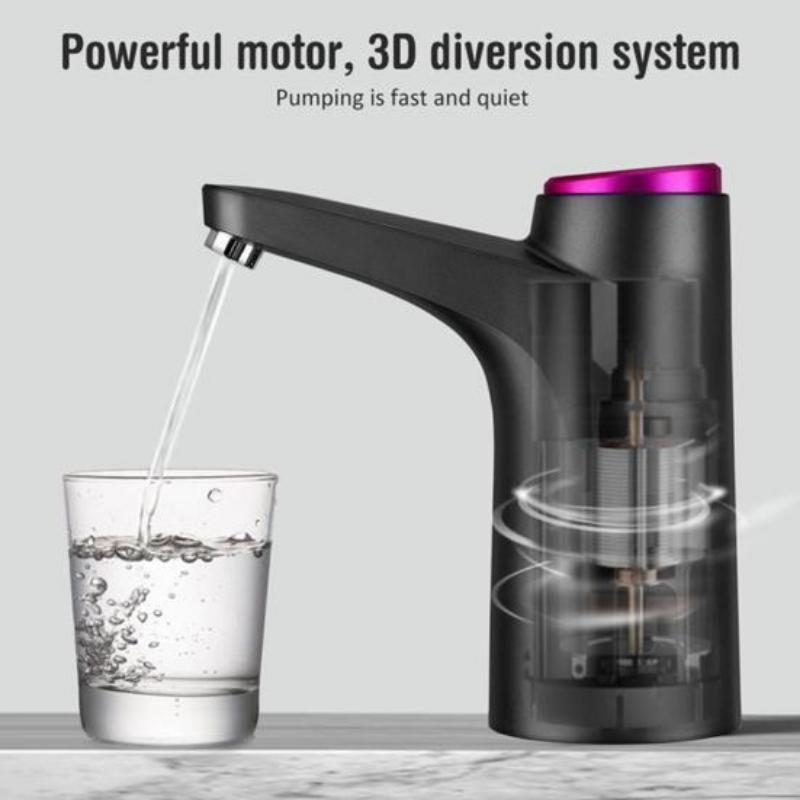 Электрический диспенсер для воды в бутылке на 5 галлонов, более быстрая откачка, водяной насос, зарядка через USB, портативный диспенсер для кувшина для воды