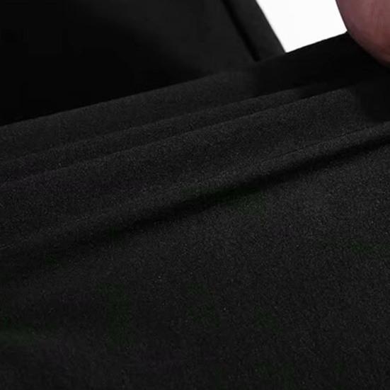 Мужские спортивные штаны Однотонные Мягкая ткань На шнурке Манжеты на лодыжках Эластичная талия Укороченные брюки Повседневная одежда