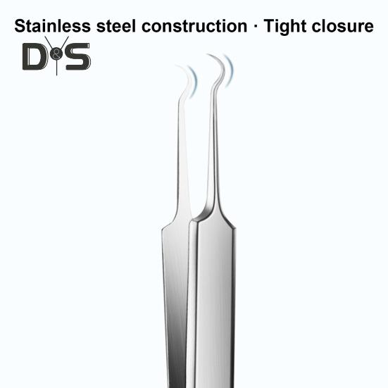 Набор из 7 инструментов для удаления черных точек из нержавеющей стали, набор для удаления угрей, профессиональное средство для удаления черных точек, белых угрей и прыщей для лица