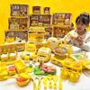 6688-10A Набор для ролевых игр на кухне: Плита, раковина для мытья посуды и посуда для девочек