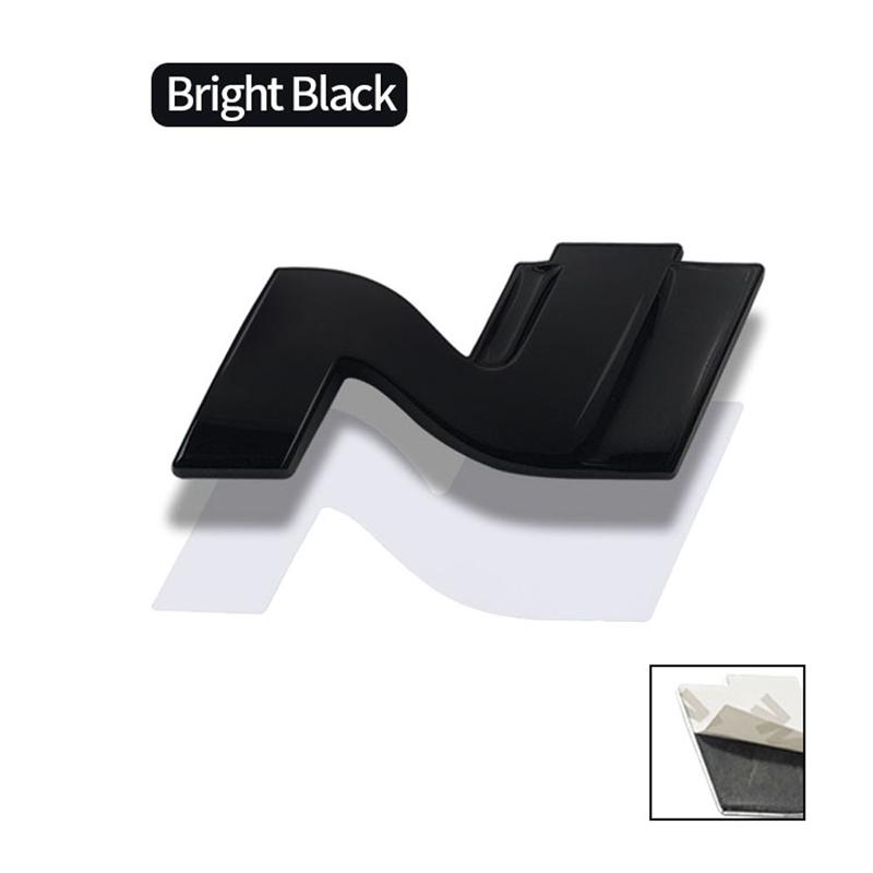 3D Metal N Emblem Grille Badge Stickers Decal for Hyundai N LINE i30 i20 Sonata Accent Tucson Elantra IX35 Coolpad Azera Getz TT37