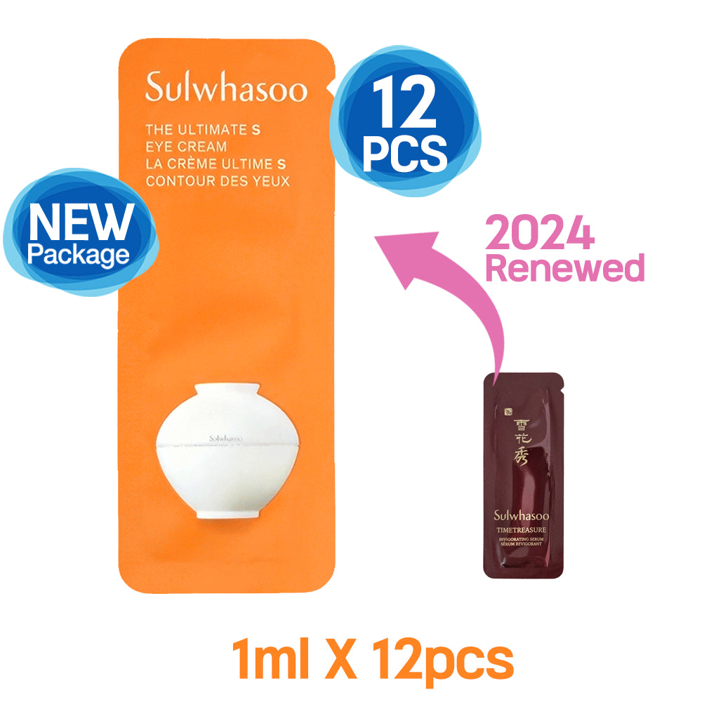 12шт/12мл_[SULWHASOO] Крем для глаз The Ultimate S 1мл (Образец Саше)