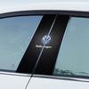 2 шт. Защитная пленка на центральную стойку с логотипом автомобиля, наклейка от царапин, наклейка для Volkswagen B5 B6 B7 T4 T5 Golf 4 5 6 7 Polo Passat Tiguan Jetta Gol