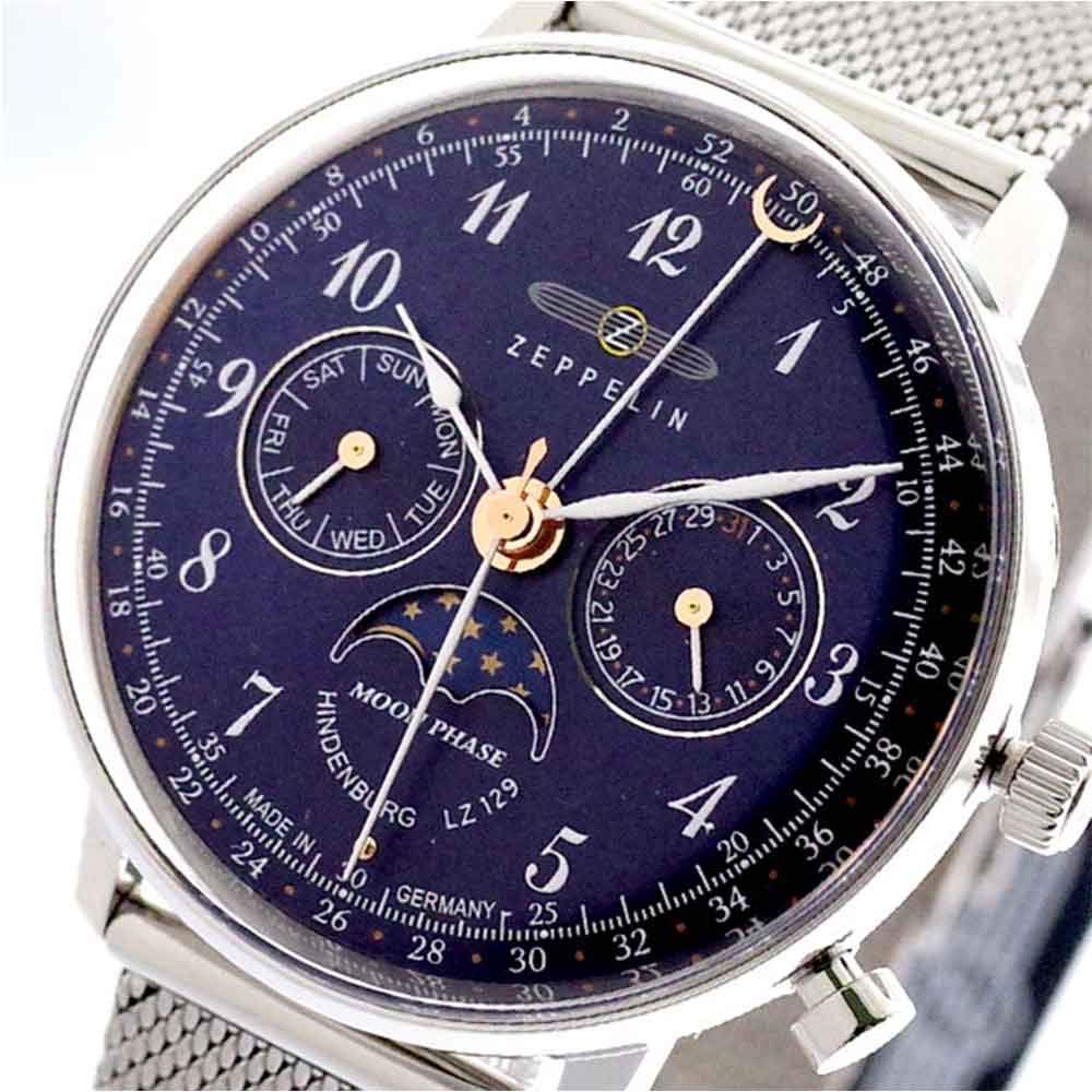 ZEPPELIN Часы 7037M3 Quartz Navy Silver Navy [Женские] [Товар]