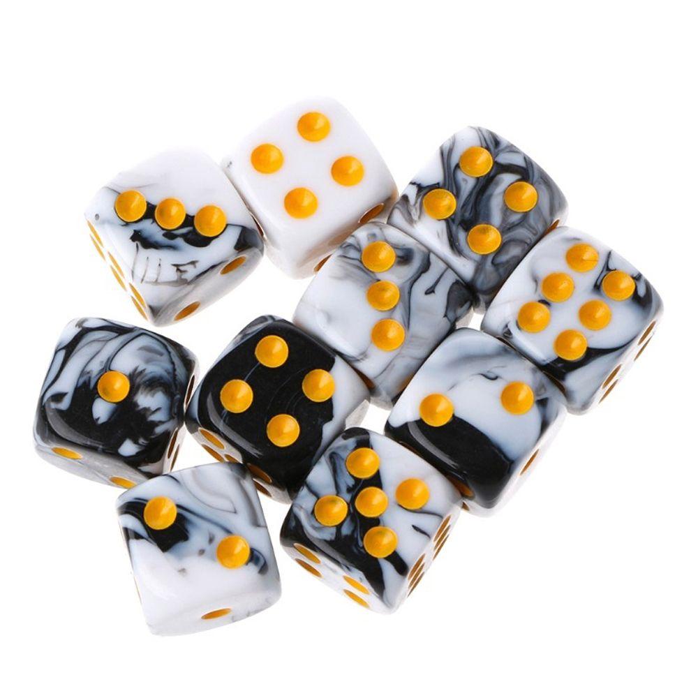 Round Corner Family Party Game Dice Number Polyhedral Dice Dice Set Table Game Digital Game Dices