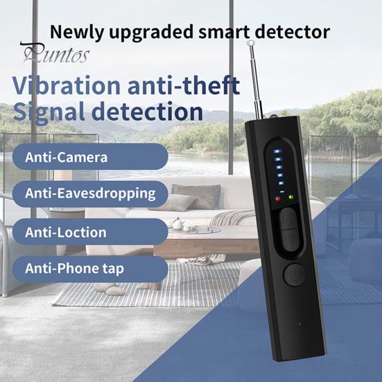 Детектор камеры Широкий частотный диапазон Простота в эксплуатации Компактный размер Портативный беспроводной помехозащищенный детектор сканера сигналов