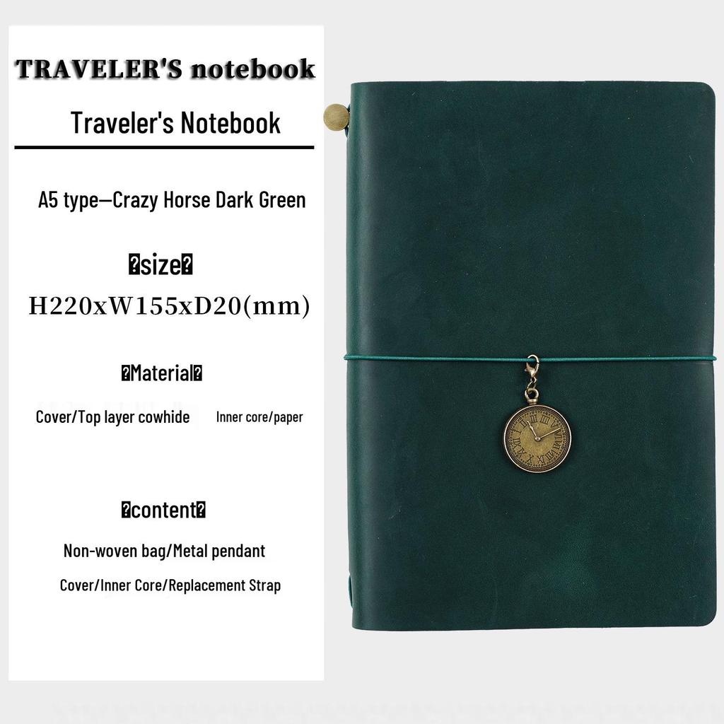 Дневник путешествий по Теннесси: Блокнот ручной работы из винтажной коровьей кожи