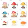 Bonsai Ornament Mushroom Figurines Miniature Mushroom House Gnome Terrarium Micro Landscape