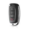 3/4 кнопки откидной складной чехол для автомобильного дистанционного ключа для HYUN.DAI Mistra Santa Fe Sonata Tucson Accent I30 I40 I45