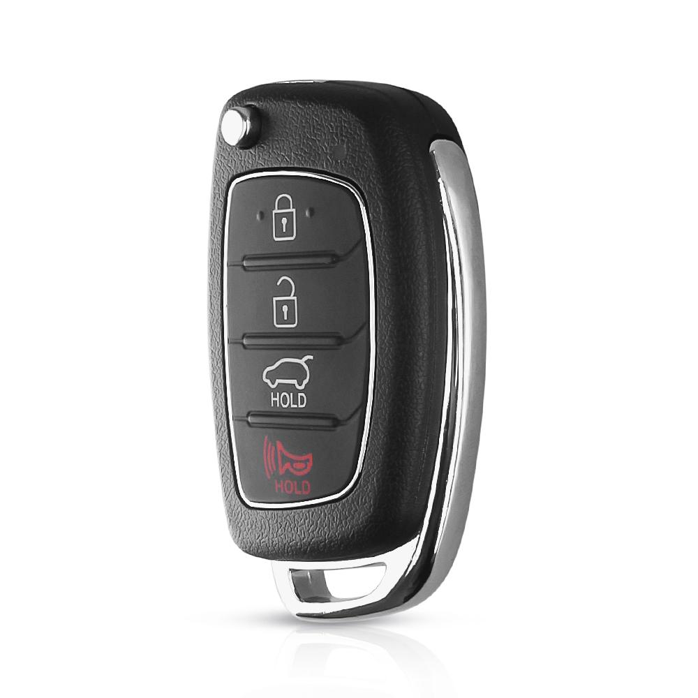 3/4 кнопки откидной складной чехол для автомобильного дистанционного ключа для HYUN.DAI Mistra Santa Fe Sonata Tucson Accent I30 I40 I45