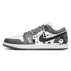 Кроссовки Air Jordan 1 Vintage Баскетбольные Унисекс Низкие Белый/Серый 553558-152(Команда366-)