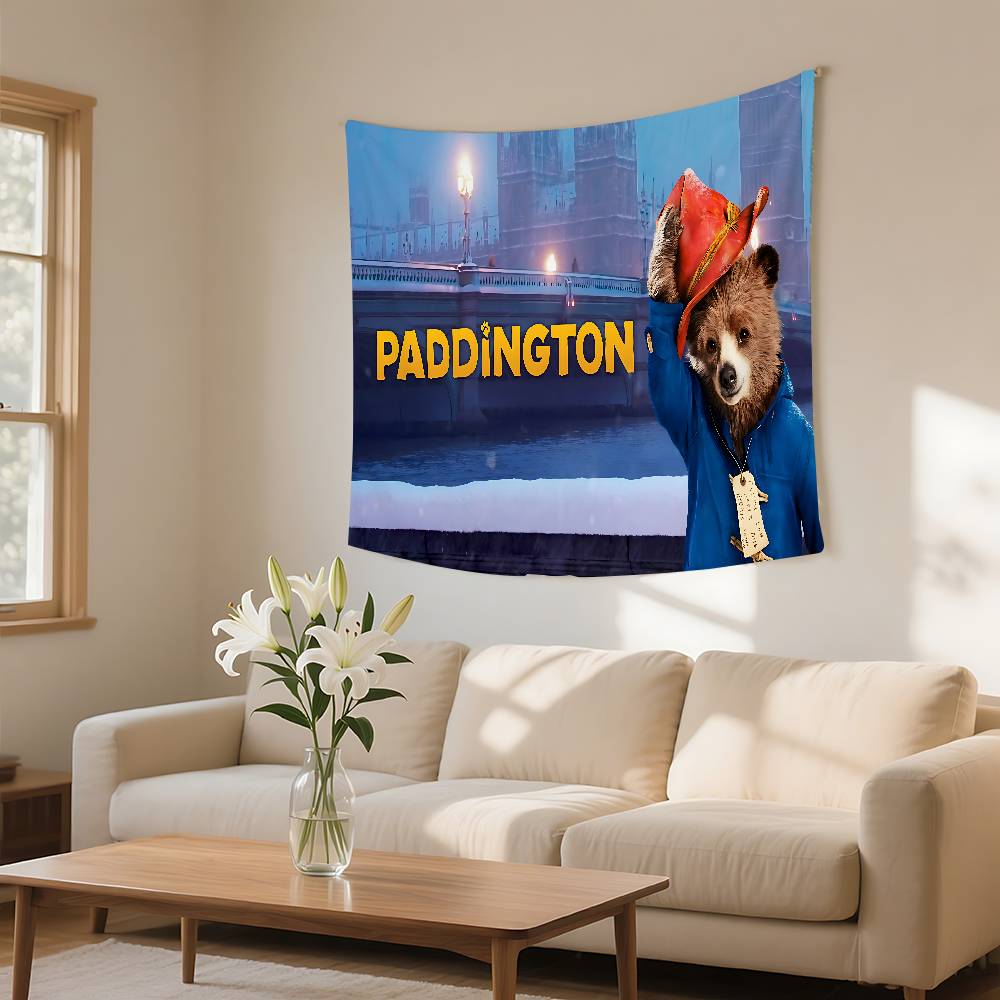 PPaddington Bear Tapestry Customizable Tapestries Of Various Styleswall Hangings Celebrity Photo Printingwall Hangings