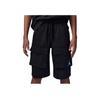 Kids Solid Color Pocket Cargo Functional Casual Shorts Kids Shorts Black FQ0659-010