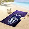 Пляжное полотенце с принтом Melbourne Storm, Большое, Мягкое, Быстросохнущее, для Пляжа, Кемпинга, Плавания