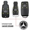 14mm Car Key Emblem Stickers Auto Control Key Logo Decals For Mercedes Benz E260 E200 E300 W205 W212 W166 W176 W242 S212 X166