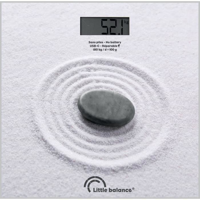 Pèse-personne - LITTLE BALANCE - USB-C - Zen