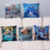 E-Erling B-Braut FootballStar H-Haaland Pillow Anime Pillow Sofa Bed Head Pillow Cover Cushion Cover 45x45 cm Fashion